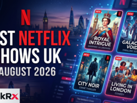 Best netflix shows UK August 2026 streaming recommendations on screen.
