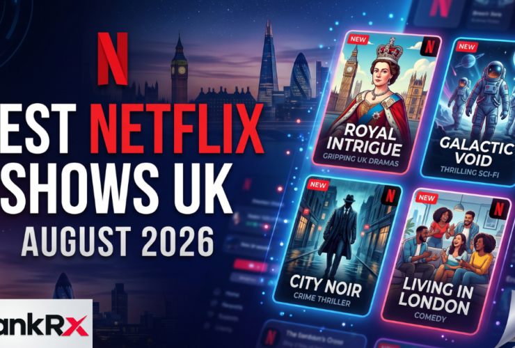 Best netflix shows UK August 2026 streaming recommendations on screen.