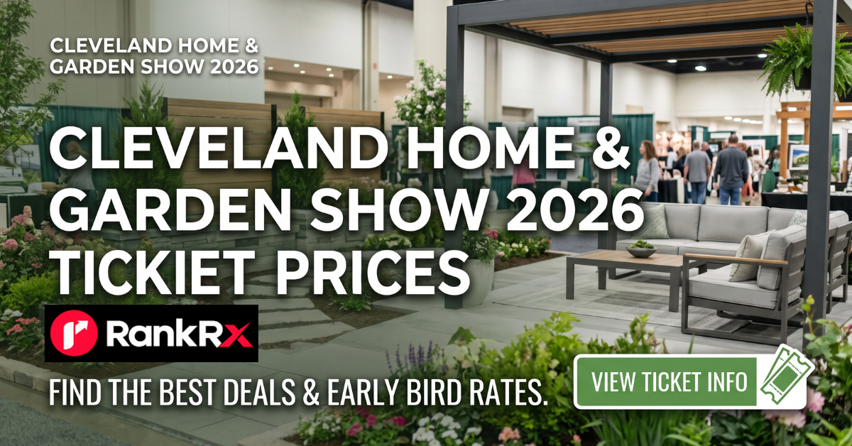 Cleveland home and garden show 2026 tickets price and visitor information