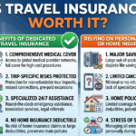Traveler considering travel insurance for their upcoming trip.