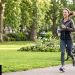 Healthy lifestyle tips UK — fresh vegetables, walking shoes and water bottle representing balanced daily habits