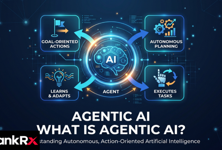 Diagram explaining what agentic AI is and how it works
