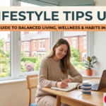 Person taking a morning walk outdoors applying practical lifestyle tips UK.