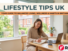 Person taking a morning walk outdoors applying practical lifestyle tips UK.