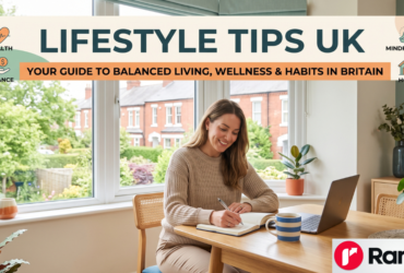 Person taking a morning walk outdoors applying practical lifestyle tips UK.