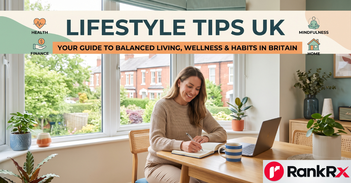 Person taking a morning walk outdoors applying practical lifestyle tips UK.