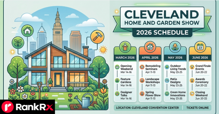 cleveland home and garden show 2026 schedule