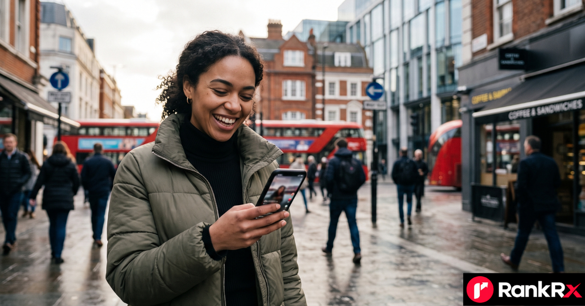 Person checking viral TikTok trends and UK social media stories on a smartphone