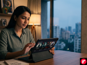 Netflix 18+ series list with Hindi dubbed audio options on a TV screen