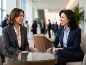 Millie Bobby Brown and Safra Catz business career comparison