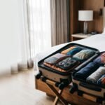 Person comparing hotels travel tweaks and room prices on a laptop