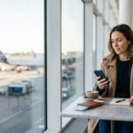 Person comparing travel tweaks offers and flight prices on a laptop