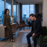 Person choosing the best adultery series on Netflix Hollywood on a TV